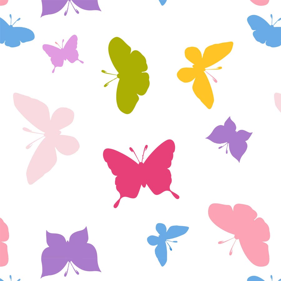 Butterflies childrens blackout blinds pattern childrens blackout blinds