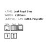 Leaf Royal Blue