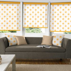 Lineflower Summer Roller Blind