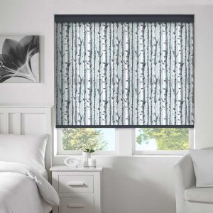 Woodland Black  Roller Blind