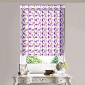 Curve Mauve Roller Blind