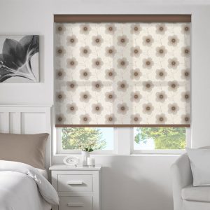 Lineflower Henna Roller Blind