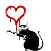 Banksy-Love-Rat-roller-blinds