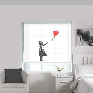 banksy roller blinds
