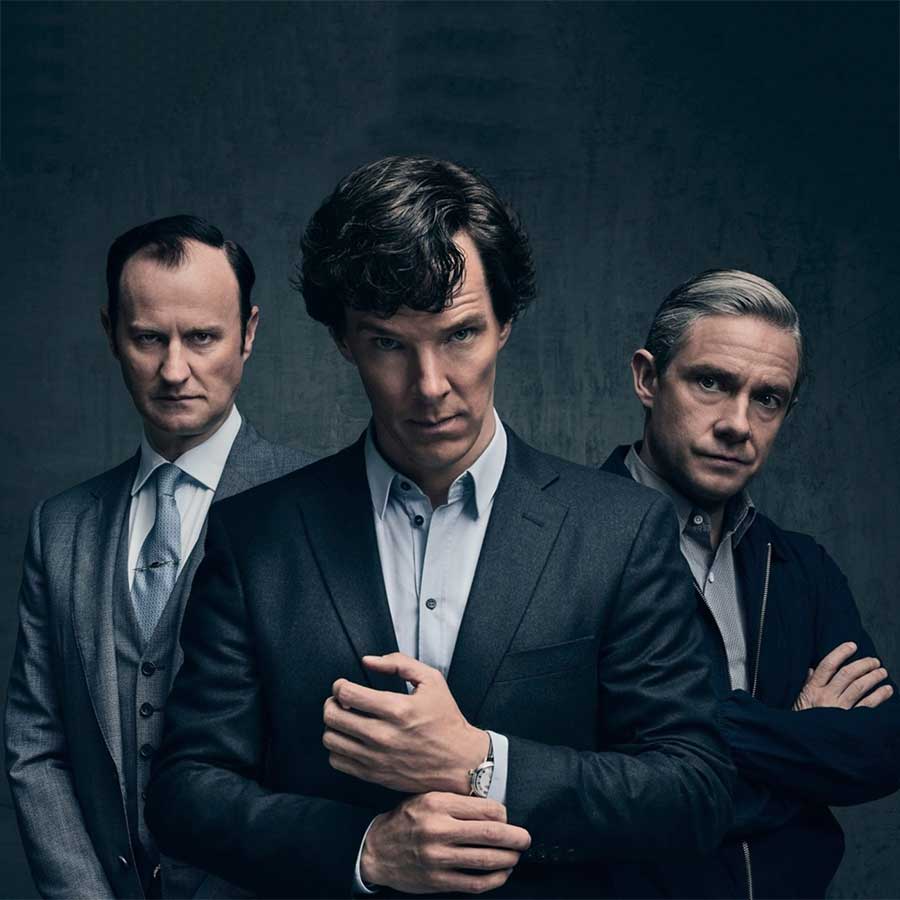 Sherlock Watson Mycroft Trio