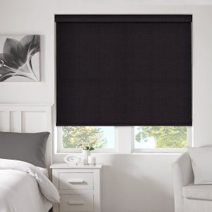 Aurora Black Roller Blind