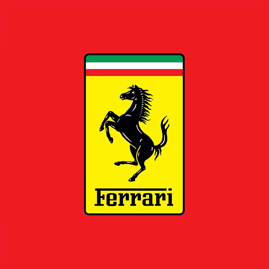 Ferrari Logo Roller Blind