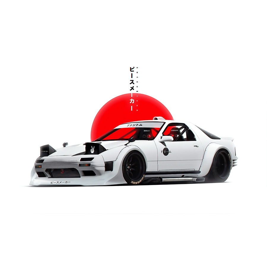 Mazda Rx-7 Roller Blind