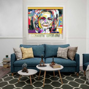 Woman Pop Art Roller Blind