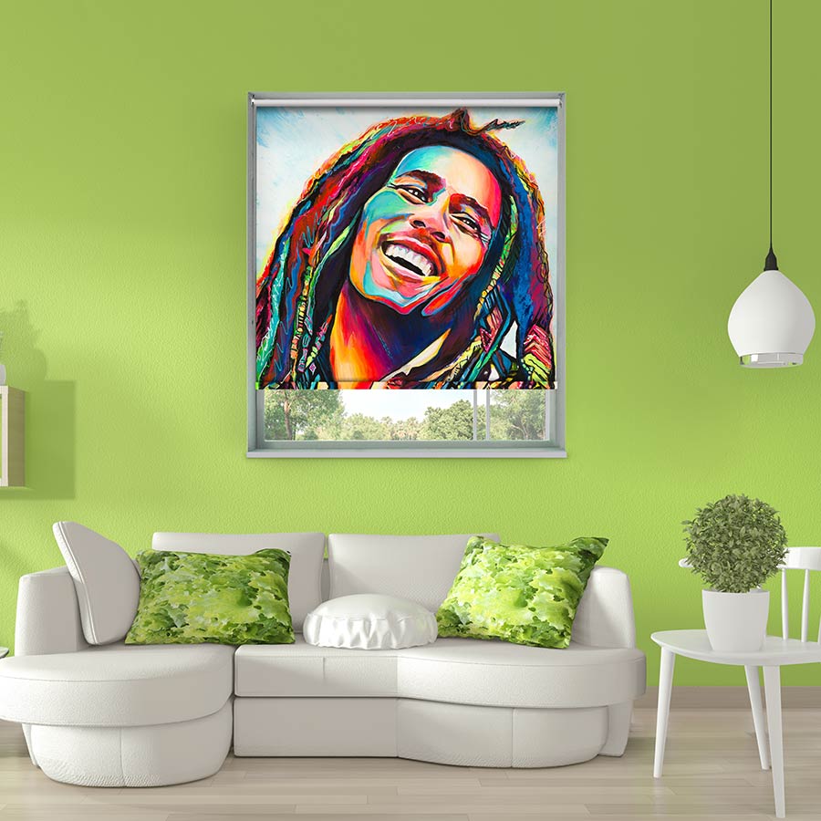Bob Marley Roller Blind