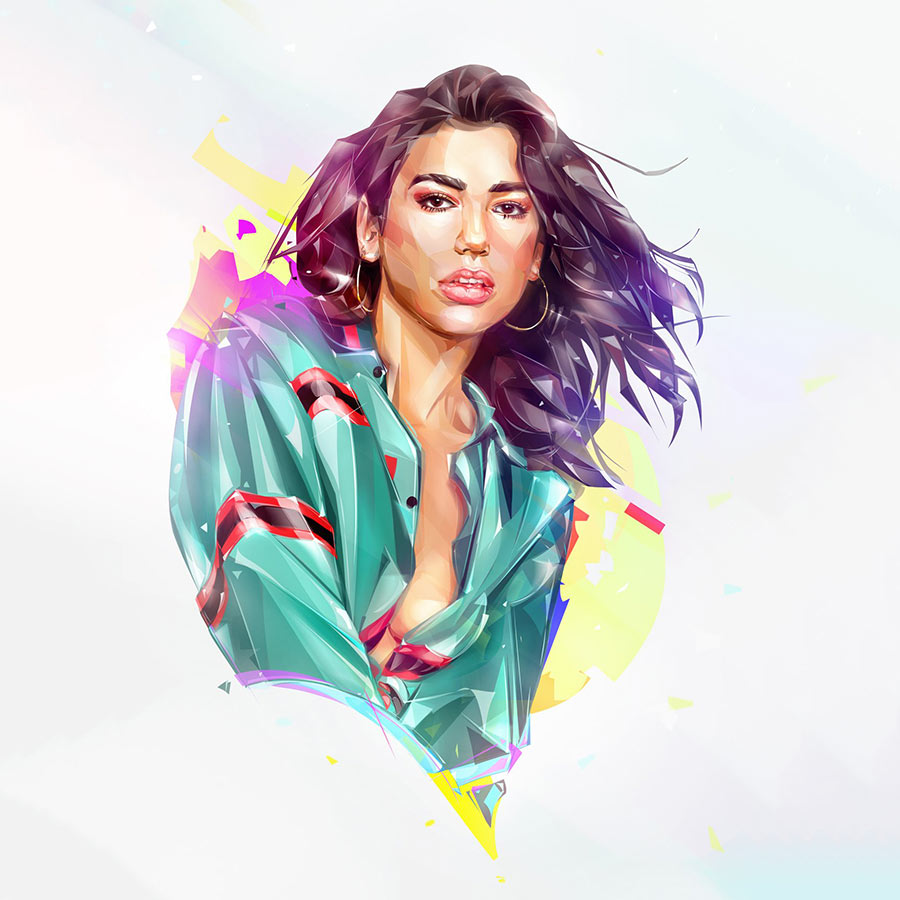 Dua-Lipa Roller Blind