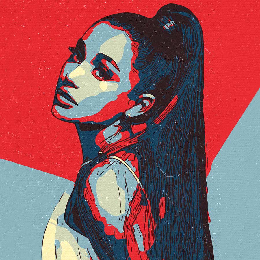 Ariana Grande Roller Blind