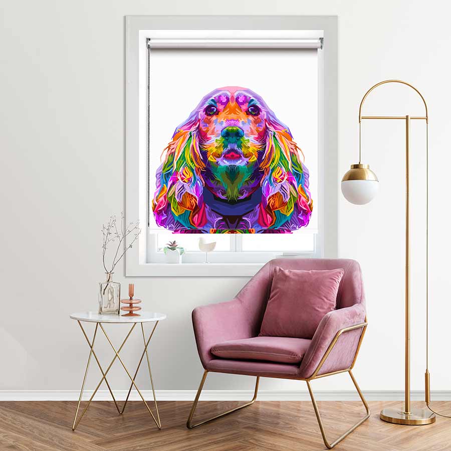 Dog 2 Pop Art Roller Blind