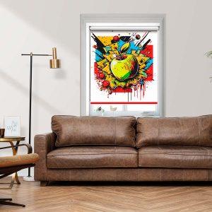 Apple Pop Art Roller Blinds