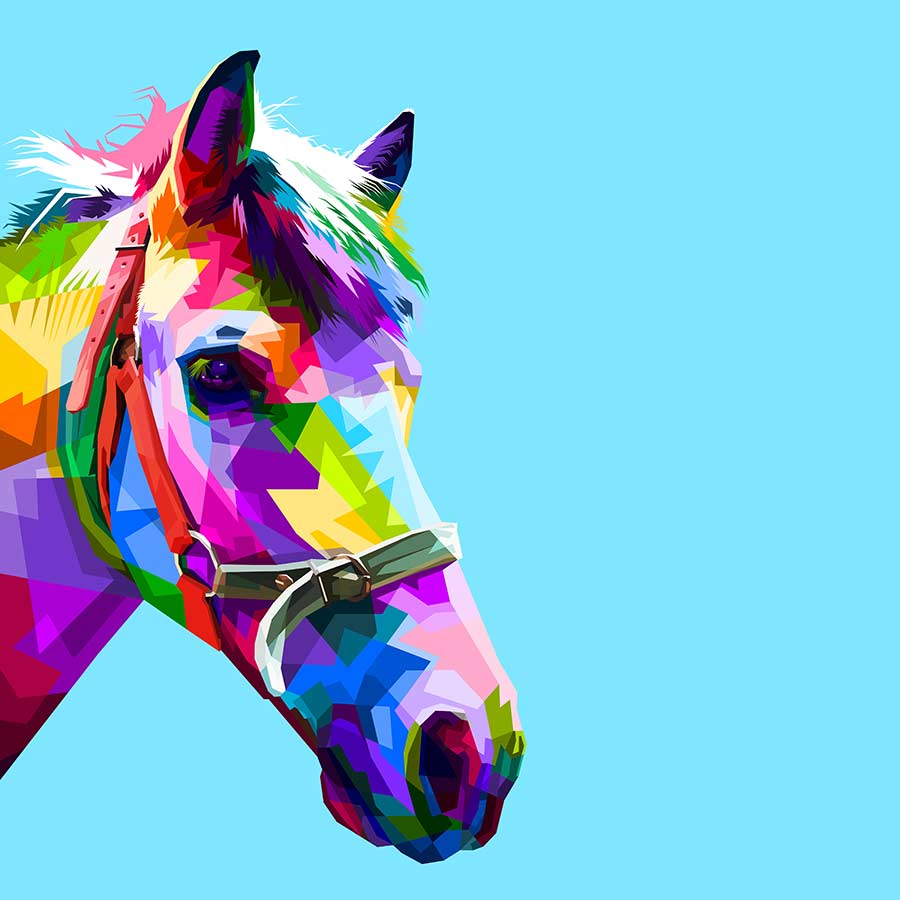 Stallion 2 Pop Art Icon