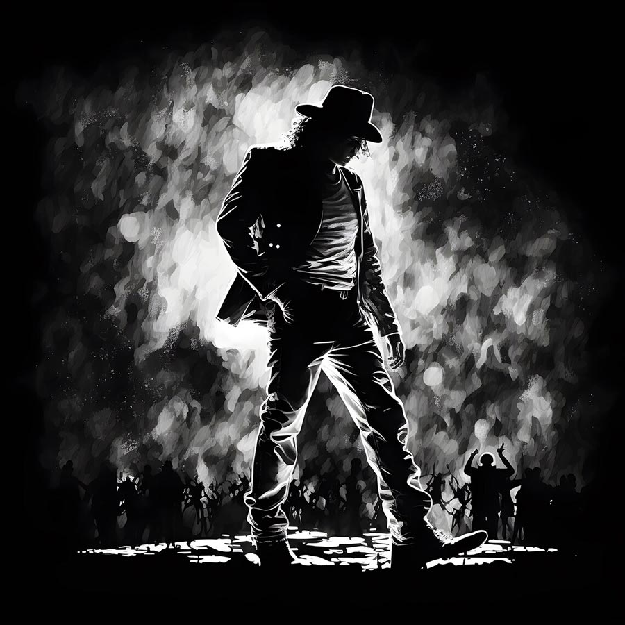 Michael Jackson Pose Roller Blind
